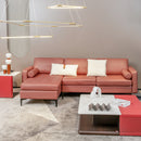 3-Seat L-Shaped Sectional Sofa with USB Ports & Storage