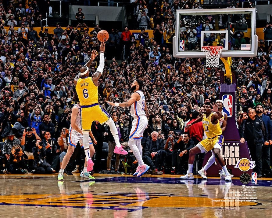 LeBron James Breaks the All-Time Scoring Record Los Angeles Lakers 8