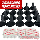 Large Floating Figure Shelves for Funko Pops Action Figures or other collectibles