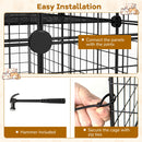 4-Tier Cat Cage with Skylight and Hammock for 1-4 Cats