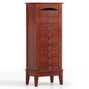 Large Capacity Jewelry Storage Cabinet with 9 Drawers
