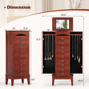 Large Capacity Jewelry Storage Cabinet with 9 Drawers