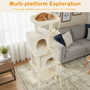 Large Cat Tree for Indoor Cats 70" Tall Cat Tower
