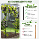 Large Garden Arch Trellis for Climbing Plants Outdoor Grape Vine Support-Black