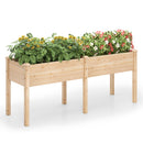 Large Raised Garden Bed with Drainage Holes and 6 Supporting Legs