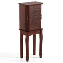 Standing Jewelry Box with 4 Drawers and 2 Side Doors