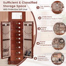 Large Wooden Jewelry Storage Box Organizer