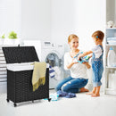 Laundry Hamper with Wheels and Lid
