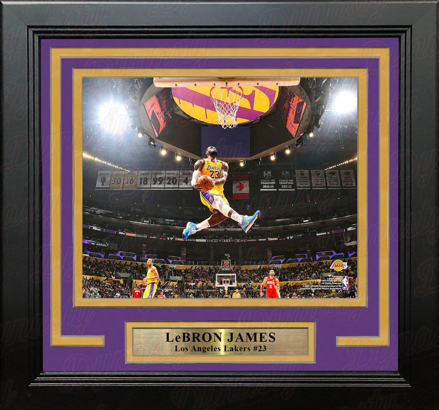 LeBron James Aerial Dunk Los Angeles Lakers 8