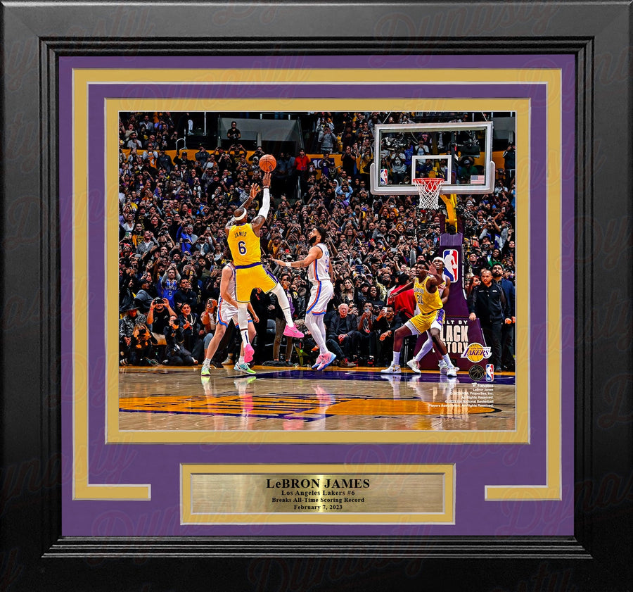 LeBron James Breaks the All-Time Scoring Record Los Angeles Lakers 8
