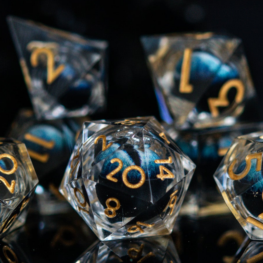 Legacy of Blue Eyes Liquid Core Dice Set