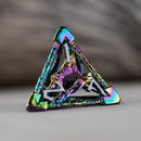 Legends of Valhalla - Iridescent and White Hollow Metal Dice Set