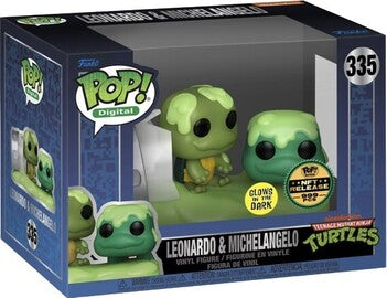 PREORDER (Estimated Arrival Q1 2025) Pop! Digital: Teenage Mutant Ninja Turtles X Funko Series 2 - Leonardo & Michelangelo (Teenage Mutant Ninja Turtles | NFT Grail)