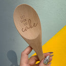 Let Them Eat Cake Marie Antoinette Inspired Cooking Spoon | Cute Wooden Spoon in Muslin Gift Bag