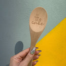 Let Them Eat Cake Marie Antoinette Inspired Cooking Spoon | Cute Wooden Spoon in Muslin Gift Bag