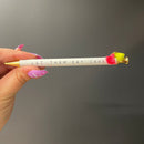 Let Them Eat Cake Tassel Pen Set of 6 | Giftable Pen | Novelty Office Desk Supplies