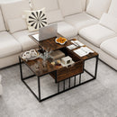 Lift Top Coffee Table Modern Center Table with Hidden Storage Compartment
