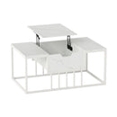 Lift Top Coffee Table Modern Center Table with Hidden Storage Compartment