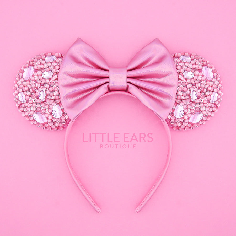 Light Pink Sparkle Mickey Ears