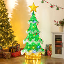Lighted Christmas Tree Outdoor Indoor 3D Mesh Tree with 34 Colorful Strawberry Bulbs-M