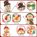 Lighted Snowman Family Christmas Decoration 3-Piece Pre-Lit 2D Snowman Set