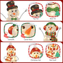 Lighted Snowman Family Christmas Decoration 3-Piece Pre-Lit 2D Snowman Set