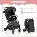 Lightweight Baby Stroller Compact Travel Stroller with One-Hand Folding