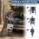 Lightweight Folding Camping Chair with Side Table