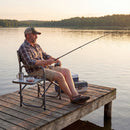 Lightweight Folding Camping Chair with Side Table