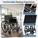 Folding Wheelchair for Adults with Swing-Away Footrest