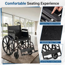Folding Wheelchair for Adults with Swing-Away Footrest