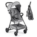 Lightweight Travel Stroller with Canopy and Storage Basket