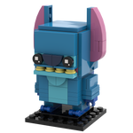 Stitchy B3 Customs BrickyHead Figure Set made w/ LEGO bricks