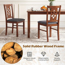 Upholstered Dining Chairs Set of 4 with Wood Frame