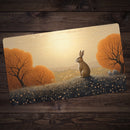 Rabbit at Dawn Playmat