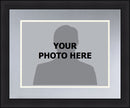 NHL Hockey Photo Picture Frame Kit - Los Angeles Kings (Silver Matting, White Trim)