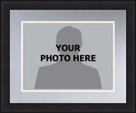 NHL Hockey Photo Picture Frame Kit - Los Angeles Kings (Silver Matting, White Trim)
