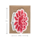 Lotus Flower Creative Abandon Vinyl Sticker