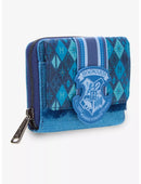 Loungefly Harry Potter Hogwarts Denim Zip-Around Wallet