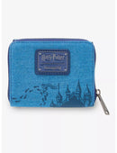 Loungefly Harry Potter Hogwarts Denim Zip-Around Wallet