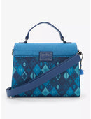 Loungefly Harry Potter Hogwarts Denim Satchel Crossbody Bag