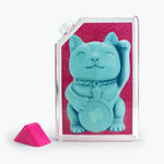 Lucky Cat Rectangular Water Bottle | Fits in Handbag