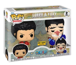 PREORDER (Estimated Arrival Q2 2024) Funko One Piece Pop! Animation Luffy & Foxy Vinyl Figure Set (Common)  Hot Topic Exclusive