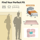 Luxury Fuzzy Plush Rabbit Fur Bubble Blanket for Armchair