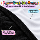 Personalized Unicorn Coloring Doodle Blanket with 12 Fabric Markers
