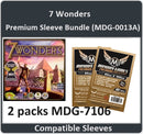 "7 Wonders" Compatible Card Sleeve Bundle