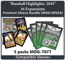 "Baseball Highlights: 2045- Expansions" Compatible Card Sleeve  Bundle