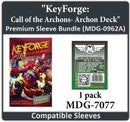 "Key Forge: Call of the Archons- Archon Deck" Compatible Card Sleeve Bundle
