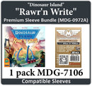 "Dinosaur Island: Rawr'n Write" Compatible Card Sleeve Bundle