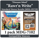 "Dinosaur Island: Rawr'n Write" Compatible Card Sleeve Bundle